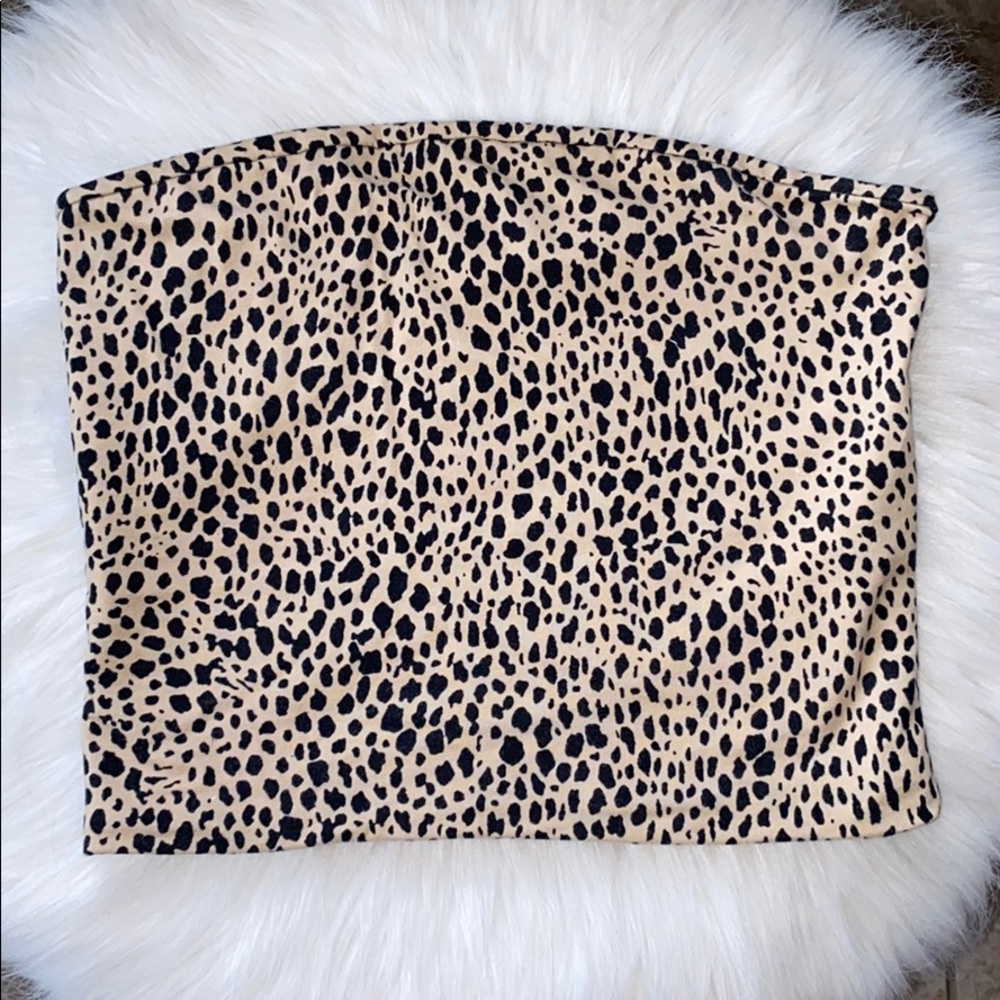 Brandy Melville Cheetah Tube Top